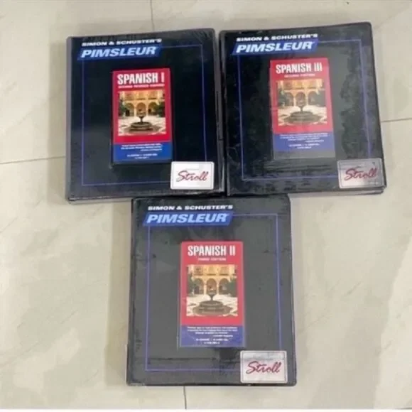 New Simon & Schuster’s Pimsleur Spanish 1,2 & 3